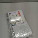 FireKylin 100 Pack Resealable Packaging Bags for Small Business Double-Sided Color Smell Proof Bags for Food Storage Flat Bags (White, 4.7" x 7.1")