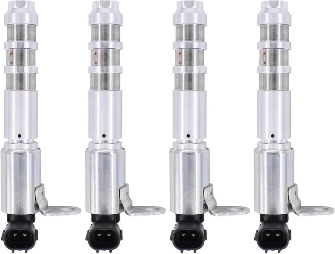 NewYall 4Pcs Engine Intake Exhaust Camshaft Position Actuator Solenoid for 2004-2016 ATS CTS SRX STS Camaro Equinox Limited Malibu Traverse Acadia Terrain G6 Variable Timing VVT Oil Control Valve