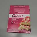 Quest Nutrition White Chocolate Raspberry Protein Bars, 20g Protein, 1g Sugar, 5g Net Carb, High Fiber, Gluten Free, Keto Friendly, 12 Count
