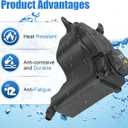 603-334 Engine Coolant Reservoir Tank With Cap Replacement For 118i 120i 125i 128i 130i 135i 323i 325i 328i 330i 335i, Replace 17137567462 17137607482