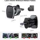 LISEN Magnetic Phone Holder for Car, Car Phone Holder Magnetic with Upgraded Clip & Ultra 6 Strong Magnets, Magnetic Car Phone Mount Magnet for Car Automobile Cradles