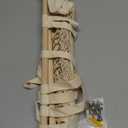 Munzong bow holder for girls hair bows 52x17 inch, Beige Hair Bow Clip Organizer for Baby Girls,Hair Accessories Storage Hanger for Toddler Kids Nursery Room Decor