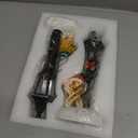 2 Pcs Christmas Gnome Decorations 10" Resin Christmas Lighted Gnomes Figurines Table Decor Xmas Battery Operated Mini Street Statue for Home Fireplace Shelf