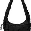 CLUCI Puffer Tote Bag for Women, Large Lightweight Quilted Carryall, Paddin Puffy Crossbody Purse Soft Hobo Shoulder Handbags