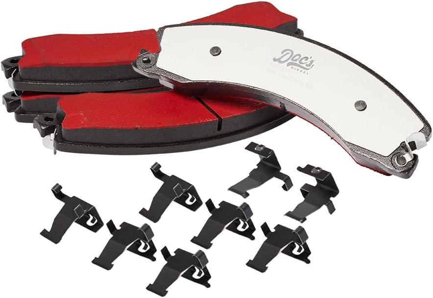 Doc's Diesel Front/Rear Brake Pads DP1411 | Compatible with Chevrolet/GMC 6.6L Duramax 2500HD, 3500HD 2011-2019 | Replaces 1411