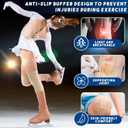 Shappy 2 Pair Figure Ice Skating Knee Pads Gel Dance Knee Pads Cushion and Support Breathable Material for Dancing Skating Women Girl Men M