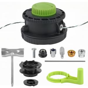 314608005 Weed Wacker Replacement Head for Ryobi Reel Easy+ Bump Feed Trimmer Head Straight Shaft RY15526 RY15527 RY15529