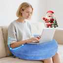 vamorry Gaming Pillow Arm Support Pillow for Bed & Sofa: Ergonomic U-Shaped Lap Pillow with Elbow Rest for Adults & Kids - Reduces Arm Pain & Fatigue During Gaming, Reading, Working & Crocheting