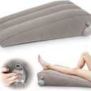 Inmoredo Inflatable Leg Elevation Pillow for After Surgery, Leg Wedge Pillow for Post-Surgery Recovery, Adjustable Height for Foot Ankle Knee, with Easy Press Pump Valve, Single Leg