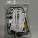 eXtremeRate DIY Full Set Buttons for Nintendo Switch & Switch OLED, Custom Replacement Buttons for JoyCon, ABXY Direction Keys SR SL L R ZR ZL + - Home Capture Trigger Buttons Springs - Black