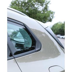 ABS Matte Black Rear Window Trim Molding Covers for 2023-2026 Mazda CX-50, Flat Black Outside D Pillar Post Molding Cover Trims Compatible with Mazda CX50 CX 50 Hybrid 2024 2025