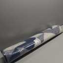 OLANLY Large Door Mat Indoor Entrance Washable 59x35, Odor-Free Low-Profile Front Back Geometric Doormat, Absorbent Resist Dirt Entry Carpet, Easy to Clean Sturdy Inside Floor Mats for Entryway, Navy