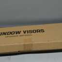 Window Rain Guards for 2014-2025 Ford Transit, Window Visor Guard Vent Wind Shade Deflector Rain Shield Protector Sun Visor for 14-25 Transit,Tape-on/Outside-Mount, 4 Pieces