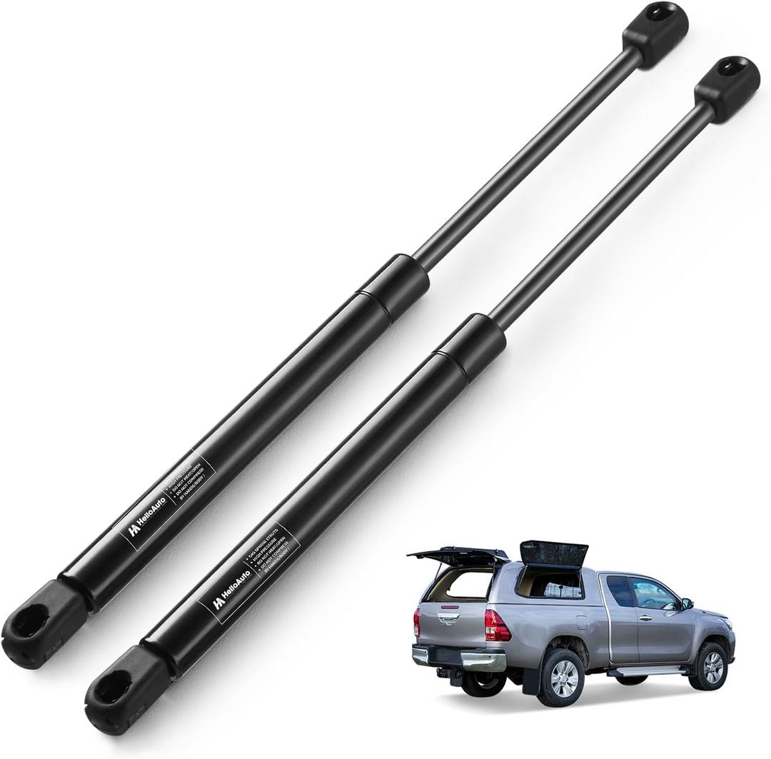 HelloAuto C16-21702 15 inch 40 Lbs Gas Strut for Camper Shell, 15" Shocks Lift Support for A.R.E Leer Truck Cap Topper Canopy Tool Box Lid Spring,Set of 2