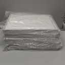 SNSLXH 5 Pack Stackable Closet Storage Basket, Multifunctional & Foldable Closet Organizer for Bathroom Kitchen Laundry Room Wardrobe Storage, Space-Saving Clothes Storage Drawer Organizer, White