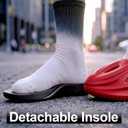 Arch Support Clogs for Men Women, Closed Toe EVA Foam Clogs Non-Slip (Red, M)