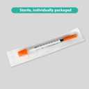 1ml 31G 5/16 Inch 8mm Jeringa, U-100 Lab Tools, Individual Wrapped, Pack of 30