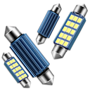 Pack-8 578 LED Extremely Bright Bulbs, 1.59" 6500K 2835 Chipsets 400LM Bulbs for LED Interior Dome Map Door Lights 211-2 212-2 569 6411 6451 41mm 42mm (White)