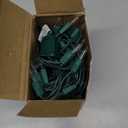 PREXTEX 100 Count Clear Christmas Lights - 20 ft Ultra Bright String Lights with Green Wire for Indoor and Outdoor Use, Christmas Trees, Holidays, Patios and Garden