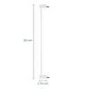 BABELIO Metal Baby Gate Dog Gate, 2.75inch White Extension, Extra Wide Pet Gate for Stairs & Doorways, Pressure Mounted Walk Thru Child Gate with Door, NO Need Tools NO Drilling,28" Tall