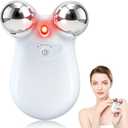 2-in-1 Red Light Microcurrent Facial Device | Enhances Lifting & Firming Capabilities | Reduces Wrinkles and Puffiness | Smart Photon Micro-Current Device, Model:EP-300