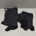 Womens Tankini Swimsuits with Shorts - 2 Piece Tummy Control Bathing Suit V-Wire Drawstring Swimwear with Pockets 2026 (X-Large, Black)