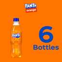 Fanta Orange Soda Soft Drink, 16.9 fl oz Bottles, 6 Pack