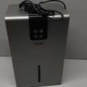 Dehumidifier, Dehumidifiers for Home,98 OZ Water Tank, (1000 sq.ft) Quiet Dehumidifier for Basement Bathroom Bedroom with Humidity Display, Auto Shut Off, Relaxing 7 Color Ambient Light(Gray)