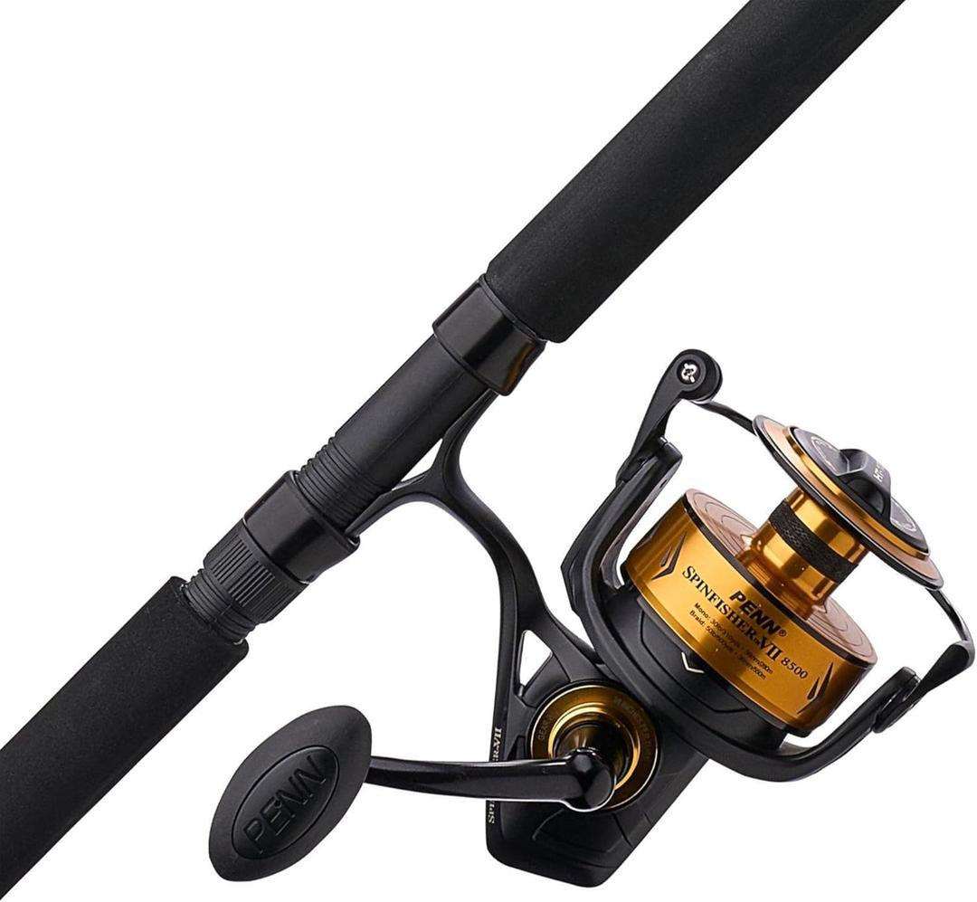 PENN Spinfisher VII Spinning Reel and Fishing Rod Combo (8500 Size Reel - 7' - Heavy - 1pc)