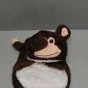 Monkey Halloween Costume Outfits for Small Dog Funny Pet Coat Jacket Clothes in Cold Weather (M(Pet 10-12LBS), Brown Monkey)