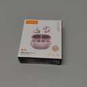 Kinglucky ClipFree Open-Ear Headphones with Butterfly Earrings, Ultra-Comfort & Snug Fit Clip On Earbuds, 50H Playtime Bluetooth 6.0 Wireless Headphones for Women Sports,Glasses Gifts (Rose Gold)