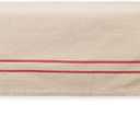 DII French Stripe Dining Table Collection Farmhouse Style Tablecloth, 60x84 Inches, Taupe/Red