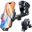 andobil 2026 Military-Grade Car Phone Holder [Upgraded Strongest Suction & Clip] Phone Holders for Your Car, Dashboard Windshield Vent Car Phone Mount for iPhone 17 Pro Max 16 15 14 13 12 Android