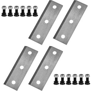 4 Pack Wood Chipper Shredder Blades Replacement for Landworks, Superhandy LCE12, Greatcircleusa GUO054 Mini Steel Wood Chipper and EFCUT C30, C30 Mini, C30 Lite&3-in-1 Wood Chippers Shredders Blade
