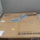 SONGMICS Solid Wood Luggage Rack, No Assembly Required, Foldable Suitcase Stand, Luggage Holder, with Storage Shelf, for Guest Room, Hotel, Bedroom, Cloud White URLR020W02