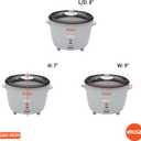 IMUSA Mini Electric Rice Cooker 6 Cup Cooked 3 Cup Uncooked Ceramic Nonstick Pot, Small Multi Cooker for Rice, Quinoa, Oatmeal, Stew Keep Warm Compact for Dorm RV Kitchen