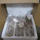 LMQNINE Pendant Lights Modern Gold Pendant Light Mini Crystal Chandelier Pendant Lighting for Kitchen Island Dinning Room Bedroom Kitchen Sink Lighting (Gold 3-Pack)