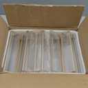 EHWINE 16 Pack Acrylic Sign Holder 8.5 x 11, Double Sided Gold Picture Frame Stand up Table Top Sign Holders, Clear Display Stand Menu Flyer Holder for Wedding Party (Provide Non-slip Mats)