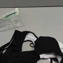 Blooming Jelly Womens Sexy 2 Piece Bikini Sets Cheeky High Cut Bathing Suit Color Block Textured U-Wire Swimsuits 2026 (M, Black Color Block)