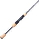 Pflueger 6' President XT Spinning Rod, Light Power, 2-Piece Graphite Rod, Light and Sensitive Fishing Rod Ideal for Bass, Walleye, Panfish, Trout and Steelhead
