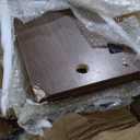 Wall-Mounted Rack with LED Lights 4-Tier Wooden Floating Bar Shelves Creative Large Bottle Display Rack Hanging Shelf, for Home Bar Kitchen,Living Room (Walnut, 200cm/78.7in)