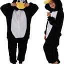 Unisex Children Animal Onesie Pajamas,Kids Flannel Halloween Cosplay Costume/Homewear/Sleepwear