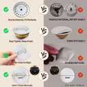 NESSUS Aluminum Foils Lids for Reusable Nespresso Pods Vertuo, Foil Seals to Refill Vertuoline Capsules Coffee Pods, Compatible with Nespresso VertuoLine Machine(120 pcs, 62mm)