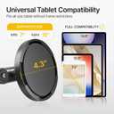 monTEK Anti-Theft Tablet Stand, Frameless Universal Tablet Kiosk with Security Lock Fit 7-15 Screen Size, Compatible with IPad Pro/Air/Mini and Samsung Tab, Black