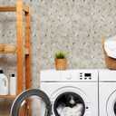 10 Sheets Sandstone Beige Hexagon Peel and Stick Backsplash for Kitchen Wall, Heat Resistant Stick on Backsplash PVC Smart Tiles, Waterproof Peel and Stick Wall Tiles for Bathroom