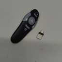 QUI Presentation Clicker Wireless Presenter Remote Clicker for PowerPoint Presentation Remote, PowerPoint Slide Advancer for Mac/Windows/Linux, Google Slide/PPT/Keynote, Type-c, Black