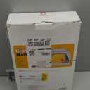 QPAU Inflatable Toddler Travel Bed with Tent  Lightweight Blow Up Kids Air Mattress with Hand Pump  Indoor & Outdoor Portable Sleeping Solution for Camping, Travel, Home, Grandmas  Ages 3+ (A-Khaki Gray)