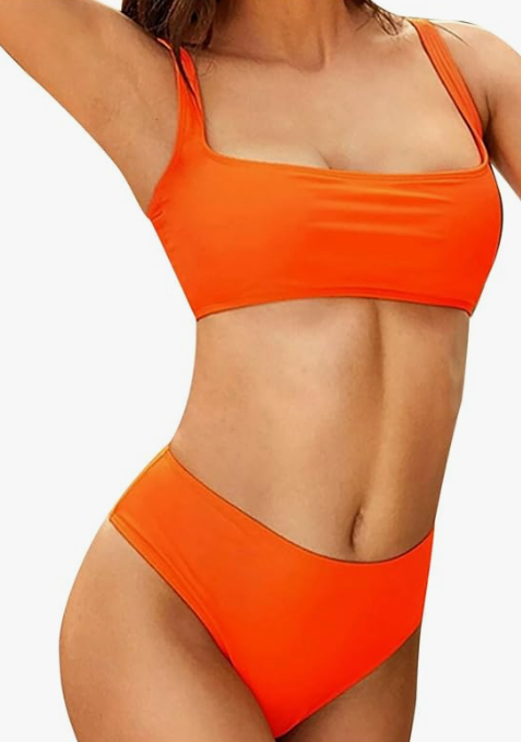 One Piece Swimsuit Women Monokini Asymmetrical Woman Swimsuit One Shoulder Push Up Swimsuit Sexy Hollow Out BEA, Small