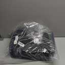 MONSTINA Large Makeup Case, 3 Layers Makeup Bag Cosmetic Organizer Brush Bag Barber Train Case Makeup Artist Box for Hair Curler Hair Straightener Brush Set and Cosmetics