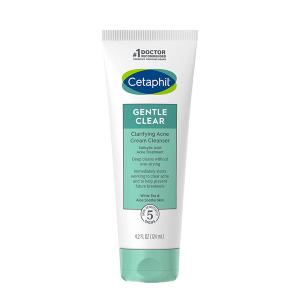 Cetaphil Face Moisturizer, Gentle Clear Mattifying Acne Moisturizer With 0.5% Salicylic Acid, Hydrates and Treats Sensitive Acne Prone Skin, Skin Care for Sensitive Skin, 3oz